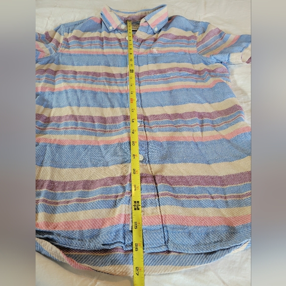 Original Pengiun Striped Short Sleeve Cotton Button Up Size Small - Picture 8 of 11